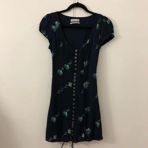 Urban Outfitters blue floral dress (S)